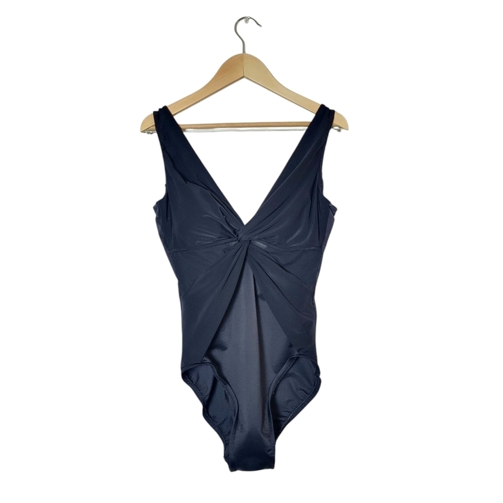 Miraclesuit Pandora One Piece Swimsuit 8 (READ)‎ Black Slimming Mesh Twist Front